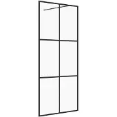 vidaXL Paroi de douche pour passage piétonnier avec verre ESG transparent 100x195 cm