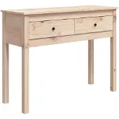 vidaXL Table console 100x35x75 cm Bois massif de pin