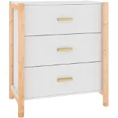 vidaXL Sideboard blanc 62x38x70 cm bois composite