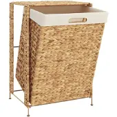 vidaXL Panier à linge 44x34x64 cm hyacinthe d'eau