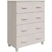 vidaXL Sideboard HAMAR blanc 79x40x103,5 cm Pin massif