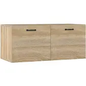 vidaXL Armoire murale Chêne sonoma 80x35x36,5 cm Bois d'ingénierie