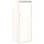 vidaXL Armoire murale Blanc 30x30x80 cm Bois de pin massif