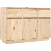 vidaXL Buffet 110x34x75 cm pin massif