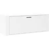 vidaXL Armoire à chaussures murale Blanc 100x35x38cm Bois d'ingénierie