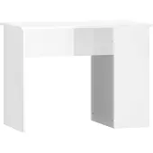 vidaXL Bureau Blanc brillant 100x55x75 cm Bois d'ingénierie