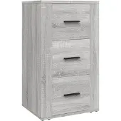 vidaXL Sideboard Gris Sonoma 40x33x70 cm Bois composite