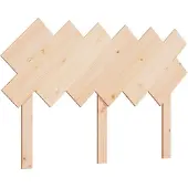 vidaXL Tête de lit 132x3x81 cm pin massif