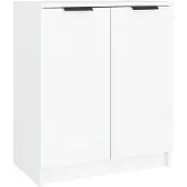 vidaXL Armoire à chaussures Blanc 59x35x70 cm Bois d'ingénierie