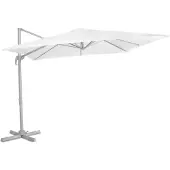 Vonroc Parasol cantilever Pisogne 300x300cm - Premium parasol | Blanc