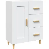 vidaXL Sideboard Blanc 69,5x34x90 cm Bois composite