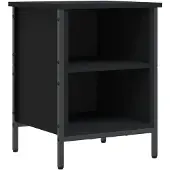 vidaXL Armoire à chaussures noir 38x35x50 cm bois d'ingénierie