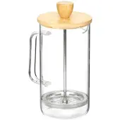 Vivalto théière en borosilicate avec couvercle en bambou 6 (0.60 l)