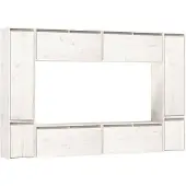 vidaXL Armoires TV 8 pcs. Blanc Pin massif