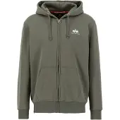 Alpha industries Veste de survêtement olive / blanc