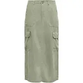 ONLY Malfy Caro Long Skirt Vert S Femme