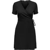 ONLY Addiction-caro Short Sleeve Short Dress Noir S Femme