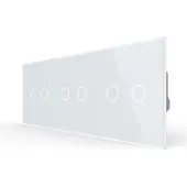 Livolo | Blanc | 2 + 2 + 2 | ON / OFF | Exchange Switch Smart Home -