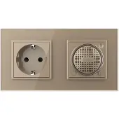 Livolo Haut-parleur Bluetooth | Gold de douille murale | .nl