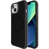 IMoshion Rugged Hybrid Carbon Case avec MagSafe pour Apple iPhone 13 - Noir