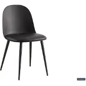Molecule Chaise Jasmin | 51 x 44 x 81 cm | Noir