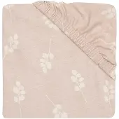 Jollein Drap-Housse Jollein Jersey Twig Wild Rose-60 x 120 cm