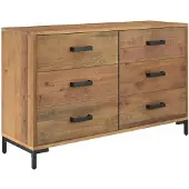 vidaXL Sideboard Marron 110x35x70 cm Pin massif
