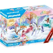Playmobil magic 71246 caleche et cheval aile