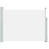 vidaXL Auvent latéral rétractable de patio 100x500 cm Crème