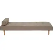 Ebuy24 Marino lit de repos tissu marron.