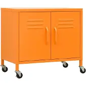 vidaXL Armoire de rangement Orange 60x35x56 cm Acier