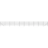 vidaXL Clôture grillagée 2,2x25 m en acier galvanisé couleur anthracite