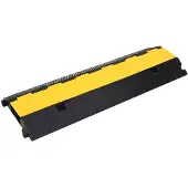 vidaXL Rampe de protection de câble avec 2 canaux 100 cm caoutchouc