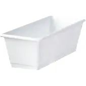 Geli Bac à fleurs Standard plastique 60x17x14 cm blanc (59 x 17 x 14 cm)