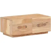 vidaXL Table basse 90 x 50 x 35 cm Bois massif recyclé