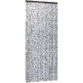 vidaXL Rideau anti-insectes brun et beige 100x220 cm chenille