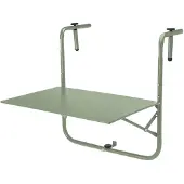 Progarden Pro Garden Table de balcon en acier - Vert clair