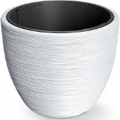 Prosperplast Furu Round Plant Pot 39x39x32cm Argenté 39 x 39 x 32 cm