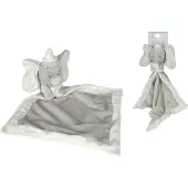 Nicotoy Doudou plat gris : dumbo l'éléphant - peluche disney - bébé - naissance -