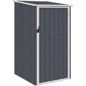 vidaXL Abri de jardin anthracite 87x98x159 cm Acier galvanisé
