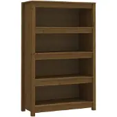 vidaXL Bibliothèque Marron miel 80x35x126 cm Bois de pin massif