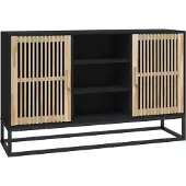 vidaXL Sideboard Noir 105x30x65 cm Bois composite