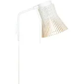 Secto Design Petite 4630 Applique White laminate | Plug On|Off switch