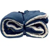 Unique living Plaid Unique Living Lars Dark Blue 150 x 200cm-150 x 200 cm