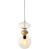 Ebb & Flow Futura Suspension Round Silver | Clear|Platinum | Ø: 11 cm E27IP20