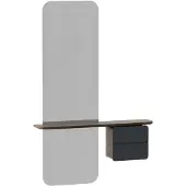 UMAGE Miroir One More Look Dark Oak | Anthracite Grey