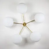 Design For Macha Stella Daisy Plafonnier/Applique Chrome Opaque