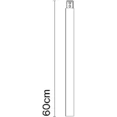 Marset Ambrosia Suspension Tube d'extension Black | 40 cm