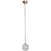 Schwung Glass Globe Suspension Black Gunmetal | Ø: 200mm