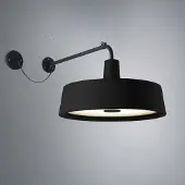 Marset Soho A Outdoor Wall Lamp Black